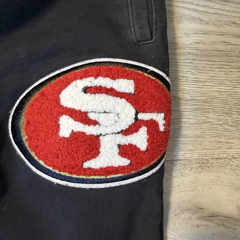 Pro Standard San Francisco 49ers Sweatpants Men's XL Black Joggers NFL Log